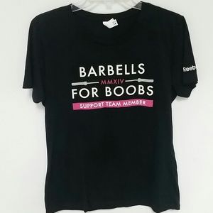 Reebok Barbells for Boobs t-shirt