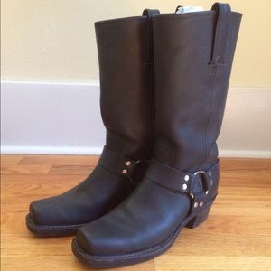 Black Frye Harness Boots - Size 8-1/2