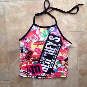 Candy halter top