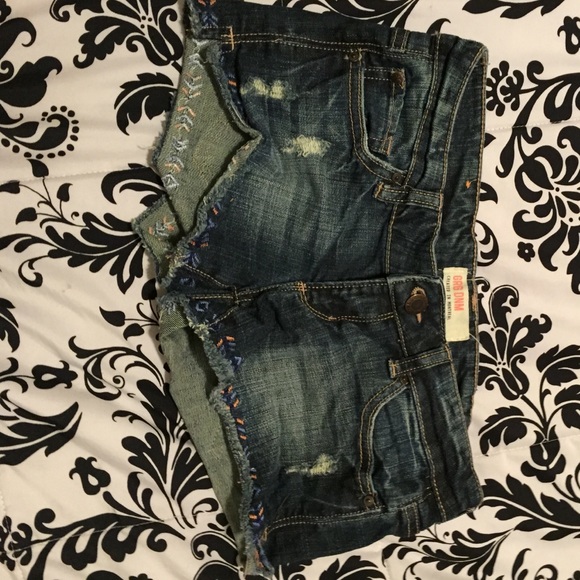 Garage denim shorts