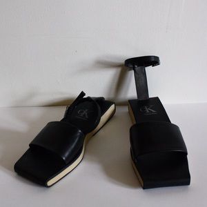 Calvin Klein Minimalist Ankle Strap Sandals