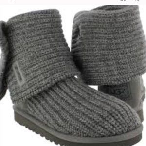❌SOLD❌Grey knit Uggs