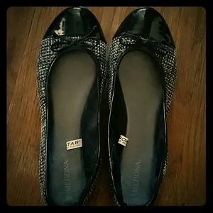 Size 8 Tweed Merona Flats