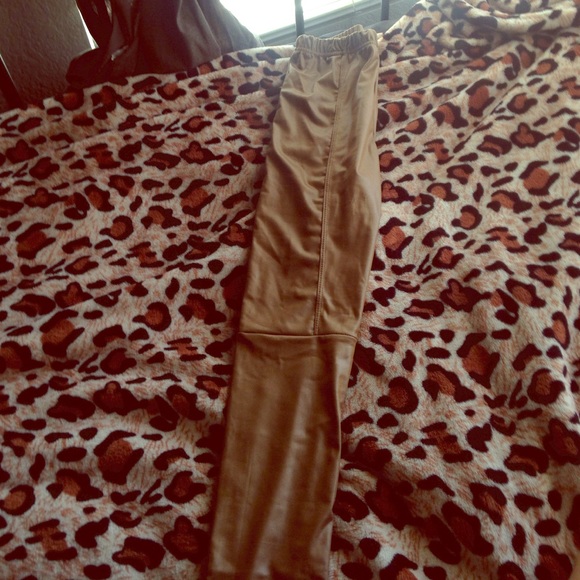 Leather tights