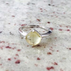 Swarovski Canary Crystal Ring