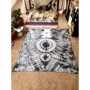 hand dyed raw silk tapestry