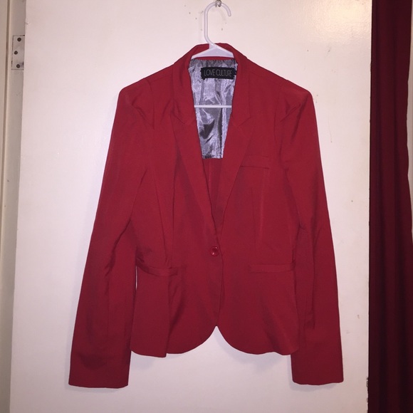 Red blazer