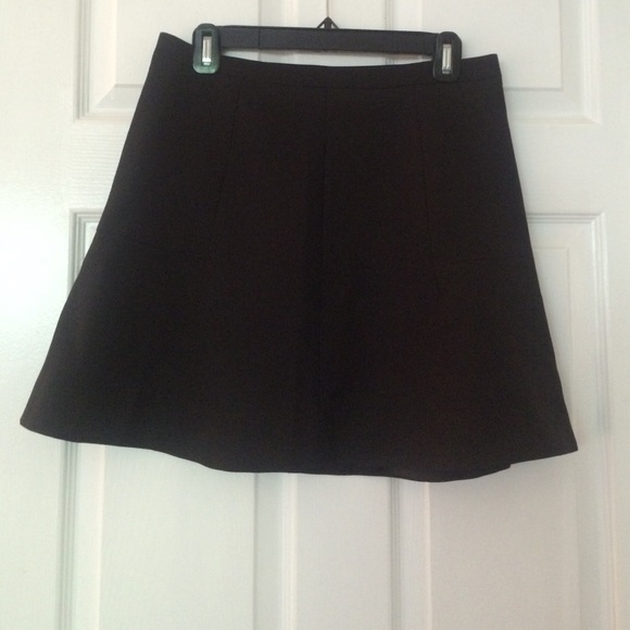 J. Crew black a-line skirt