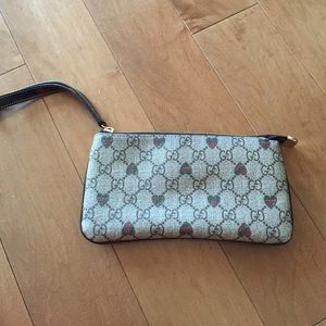 Authentic Gucci wristlet