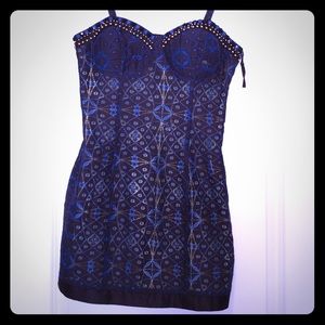 Embellished Mini Dress