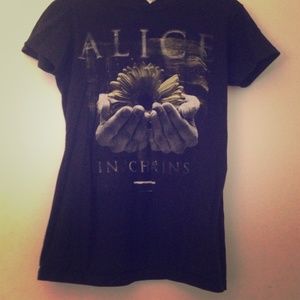 Alice in chains concert tshirt