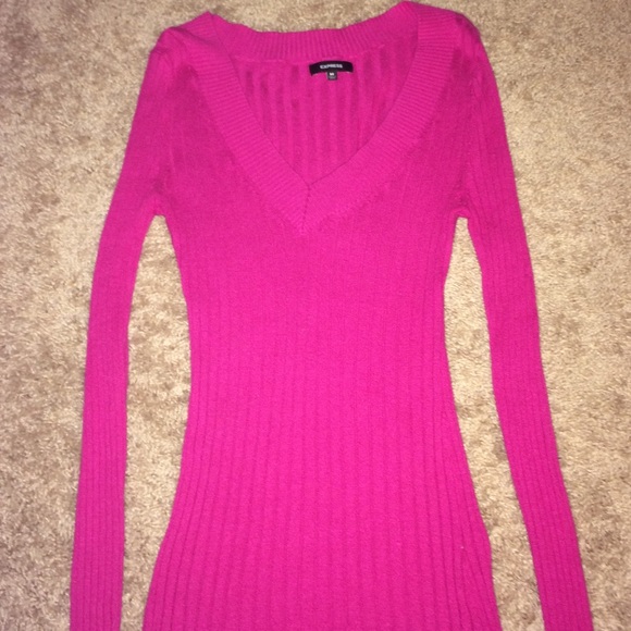 Magenta Express Sweater