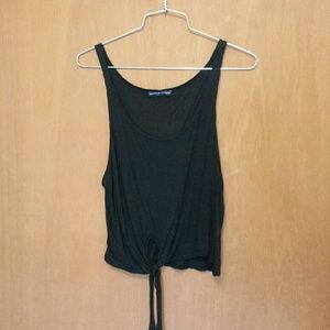 Black Cropped Top