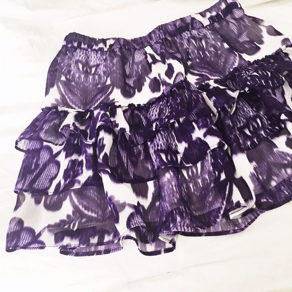 Express Floral Skirt