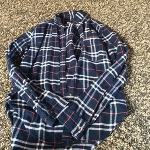 Dark blue flannel