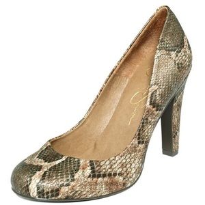 Jessica Simpson Snakeskin Pumps