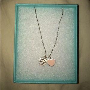 Tiffany & Co. Double Heart Tag Pendant
