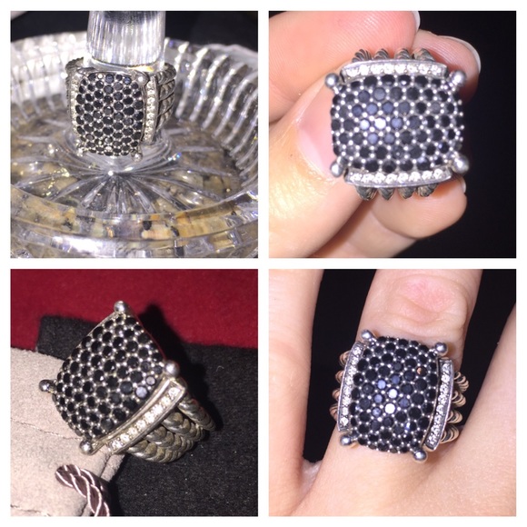 🎉3x HP🎉 David Yurman Black Diamond Wheaton Ring - Picture 2 of 4