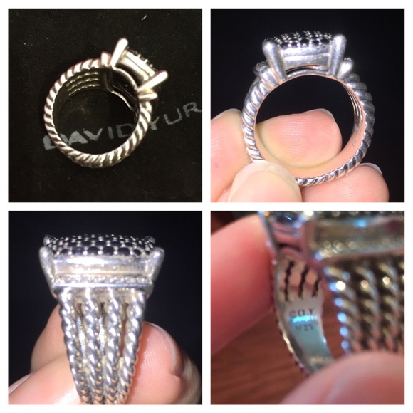 🎉3x HP🎉 David Yurman Black Diamond Wheaton Ring - Picture 3 of 4