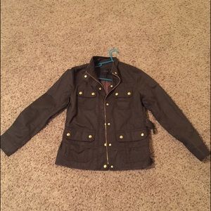 Jcrew dark green/grey military jacket