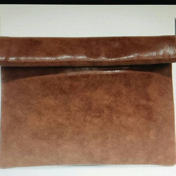 Tan Clutch