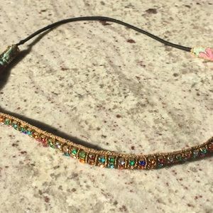 Vintage Crystal Rainbow Headband