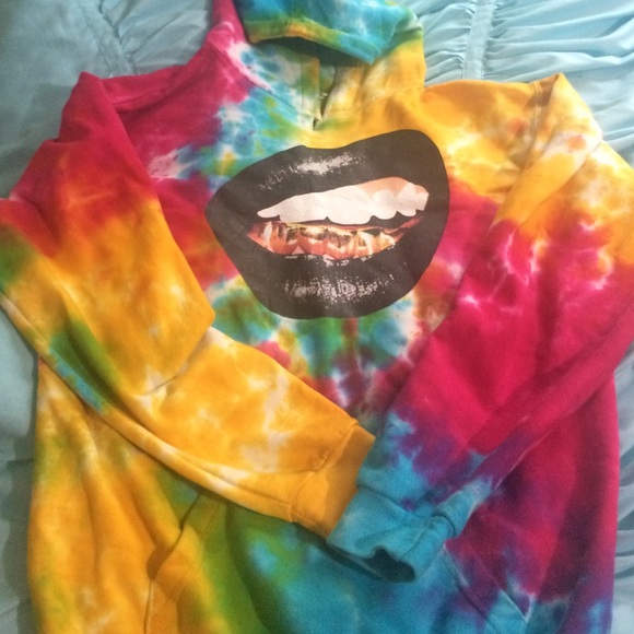 Jackets & Blazers - Tie dye hoodie