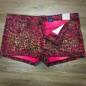 Pink LEOPARD Multicolor SHORTS