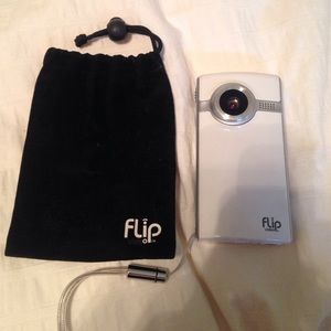Flip video camera