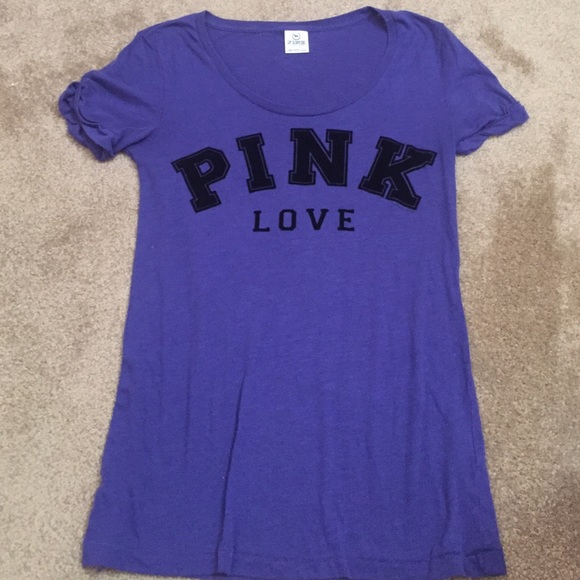 Purple 'PINK' t-shirt