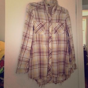 Free people button up shirt