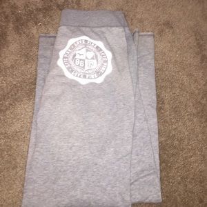 Grey 'PINK' sweatpants