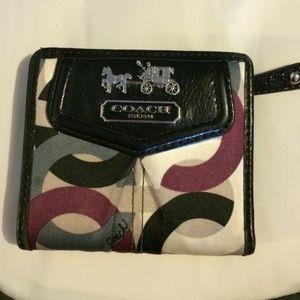 Authentic coach wallet