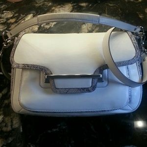 Coach Taylor Mixed Exotic Flap Shoulder Bag