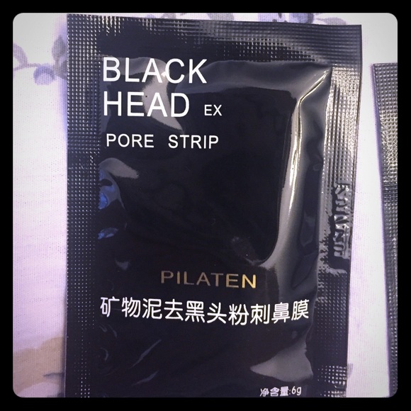 13 black head pore strip packets