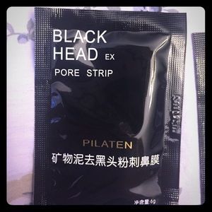 13 black head pore strip packets