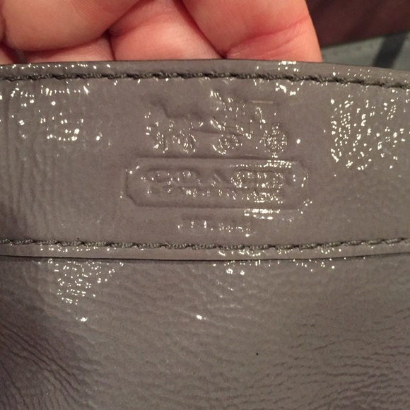 //SOLD// Patent Leather Coach Zoe Bag - Picture 4 of 4