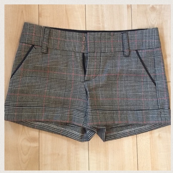 Plaid Alice + Olivia Shorts