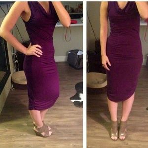 Purple Midi Dress