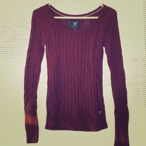 AEO Maroon Sweater