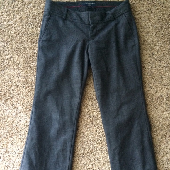 Banana Republic Martin Fit Heather Gray Dress pant