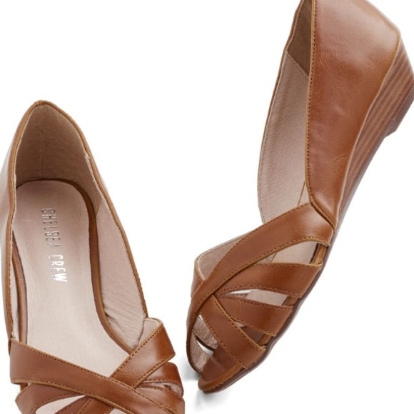 Chelsea Crew Brown Wedges Sandals from ModCloth