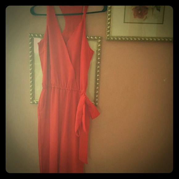 Red elegant jumpsuit