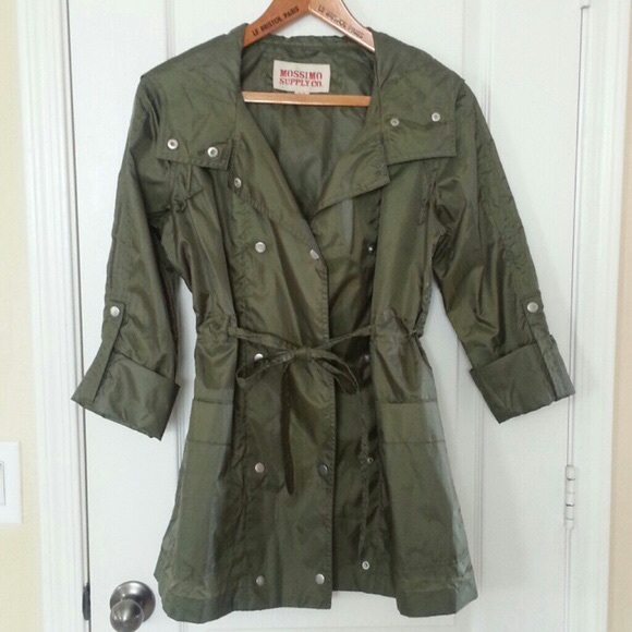 💜 Army Green Rain Jacket
