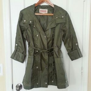 💜 Army Green Rain Jacket
