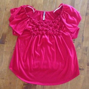 ✨Cherry Red Blouse✨