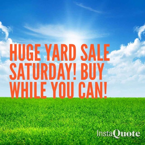 Yard sale soon!