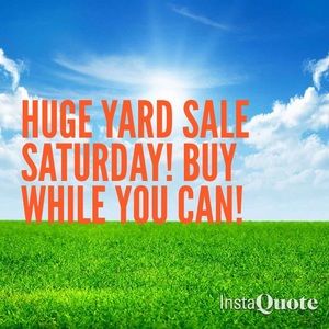 Yard sale soon!