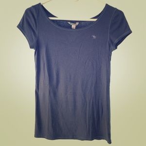 Soft blue tee from Abercrombie