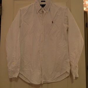 Ralph Lauren Button Down Shirt in white